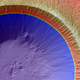 Illustration for article titled Zumba Crater, Mars